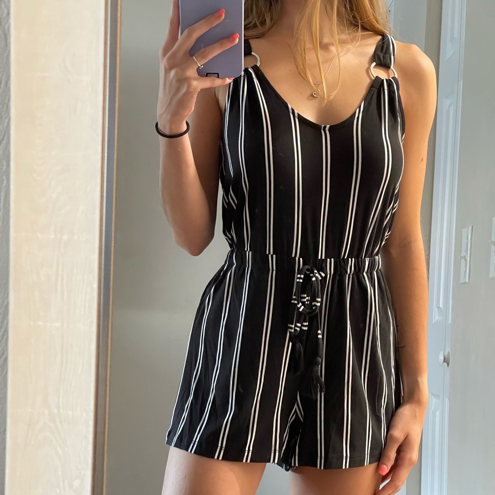 Black & White Romper (M)